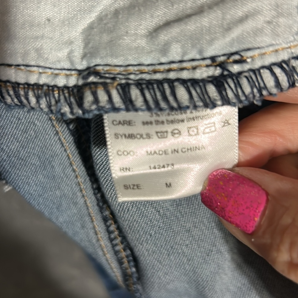 Grace & Lace Blue Jeggings with Elastic Waistband - Picture 5 of 5